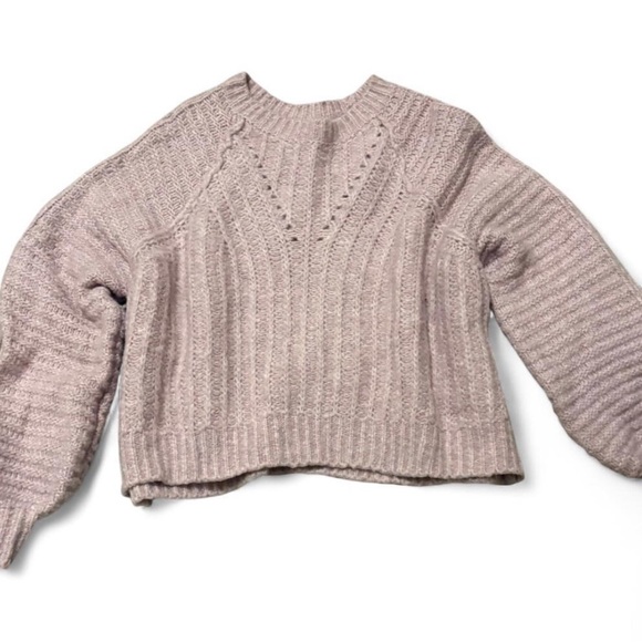 Altar’d State Women's Pink Knit Sweater - Picture 1 of 5